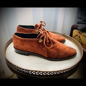 Joan & David Suede Oxford